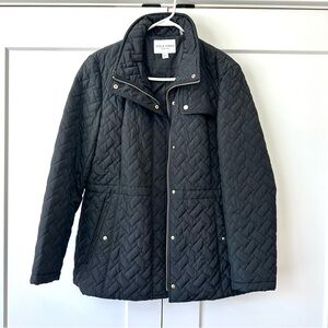 Cole Haan Black Quilted Jacket